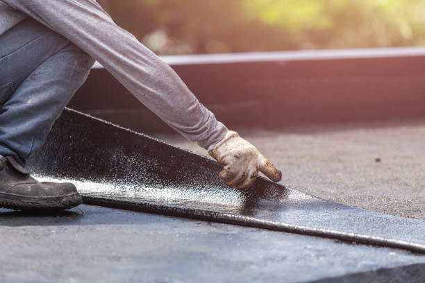 Professional Emergency Waterproofing technician working in Roseville, OH